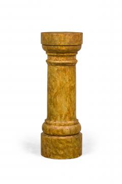 Pair of Faux Marble Painted Pedestals - 4657606