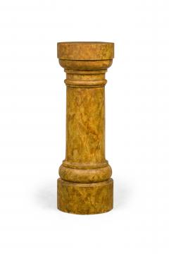 Pair of Faux Marble Painted Pedestals - 4657607