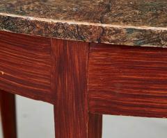 Pair of Faux Painted Swedish Demilune Tables - 2916617
