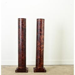 Pair of Faux Tortoise Doric Columns - 3715568