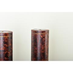 Pair of Faux Tortoise Doric Columns - 3715590