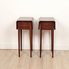 Pair of Federal American Side Tables in Cherry and Poplar circa 1820 - 3273329