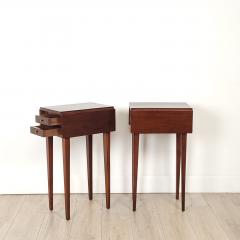 Pair of Federal American Side Tables in Cherry and Poplar circa 1820 - 3273330