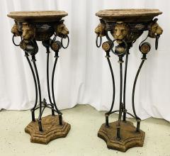 Pair of Figural Empire Style Jardini res Planters on Stands Europe 1960s - 2918832