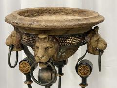 Pair of Figural Empire Style Jardini res Planters on Stands Europe 1960s - 2918835