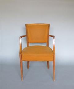 Pair of Fine 1930s Beechwood Bridge Armchairs - 3924638