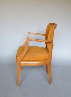 Pair of Fine 1930s Beechwood Bridge Armchairs - 3924639