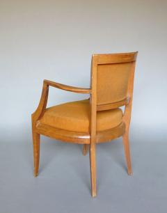 Pair of Fine 1930s Beechwood Bridge Armchairs - 3924641