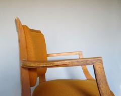 Pair of Fine 1930s Beechwood Bridge Armchairs - 3924653