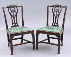 Pair of Fine English Period Chippendale Side Chairs - 141373