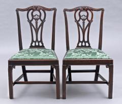 Pair of Fine English Period Chippendale Side Chairs - 141374