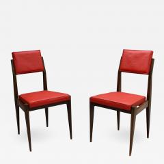 Pair of Fine French 1950s Beech Chairs - 2149956