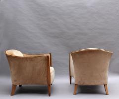 Pair of Fine French Art Deco Club Chairs - 2400551