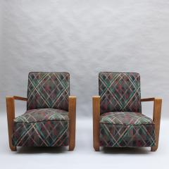 Pair of Fine French Art Deco Club Chairs - 3911675