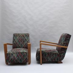 Pair of Fine French Art Deco Club Chairs - 3911676