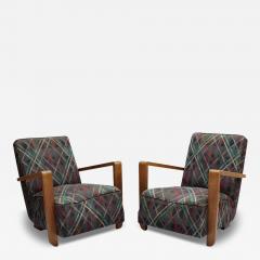 Pair of Fine French Art Deco Club Chairs - 3918054