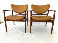 Pair of Finn Juhl NV 48 Armchairs - 3879044