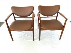 Pair of Finn Juhl NV 48 Armchairs - 3879382