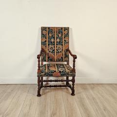 Pair of Flemish Baroque Walnut Chairs probably 18th century - 4372097