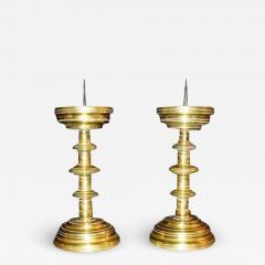 Pair of Flemish Brass Pricket Sticks - 2120745