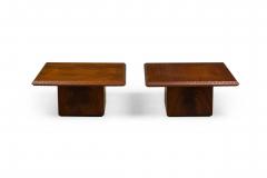 Pair of Frank Lloyd Wright American Mid Century Taliesin Square Coffee Table - 4172378