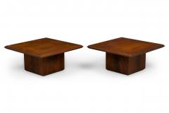 Pair of Frank Lloyd Wright American Mid Century Taliesin Square Coffee Table - 4172379