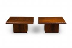 Pair of Frank Lloyd Wright American Mid Century Taliesin Square Coffee Table - 4172380