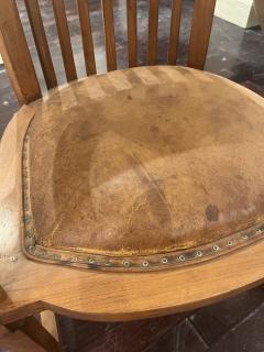 Pair of Frank Lloyd Wright Style Barrell Chairs - 4162009
