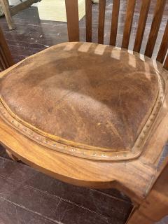 Pair of Frank Lloyd Wright Style Barrell Chairs - 4162016