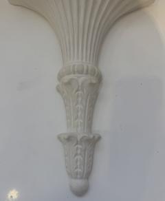 Pair of French 1920s Art Deco Plaster Sconcea - 4330619