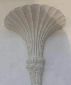 Pair of French 1920s Art Deco Plaster Sconcea - 4330623