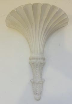 Pair of French 1920s Art Deco Plaster Sconcea - 4330624