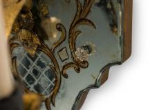 Pair of French 1930s Hollywood Regency Style Mirrored Glass Wall Sconces - 4656012