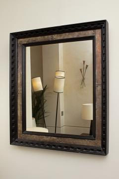 Pair of French 1940s Brass and Ebonised Mirror - 1467285