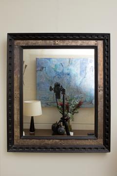 Pair of French 1940s Brass and Ebonised Mirror - 1467288