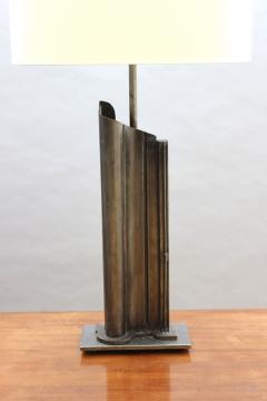 Pair of French 1970 s Metal Table Lamps - 1193181