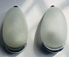 Pair of French 1970s Space Age Mid Century Wall Lamps - 3295882