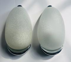 Pair of French 1970s Space Age Mid Century Wall Lamps - 3295883