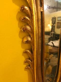 Pair of French 19th Century Giltwood Mirrored Back Wall Sconces - 3010797