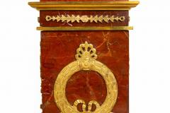 Pair of French 19th Century Neoclassical Bronze and Red Marble Lamps - 4501886