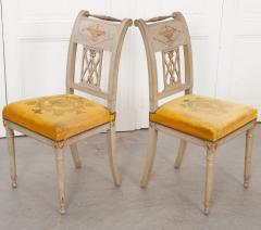 Pair of French 19th Century Neoclassical Style Side Chairs - 1111982