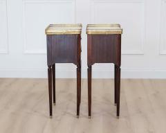 Pair of French 20th Century Louis XVI Style Bedside Tables - 4707238