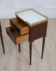 Pair of French 20th Century Louis XVI Style Bedside Tables - 4707258