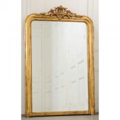 Pair of French 20th Century Reproduction Giltwood Mirrors - 1575954