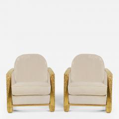 Pair of French Art Deco Club chairs - 1236051