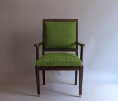 Pair of French Art Deco Desk or Bridge Armchairs - 395811