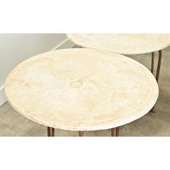 Pair of French Art Deco Garden Tables - 3627165