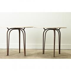 Pair of French Art Deco Garden Tables - 3627246