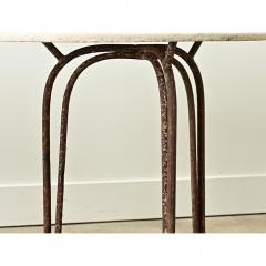 Pair of French Art Deco Garden Tables - 3627272