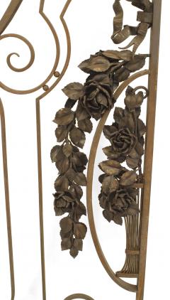 Pair of French Art Deco Iron and Gilt Gates - 4629351